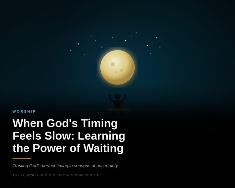 When God’s Timing Feels Slow: Learning the Power of Waiting